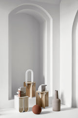 Table d'appoint Curved — Blanc