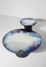 Table basse miroir Francis petite — Bleu & Violet