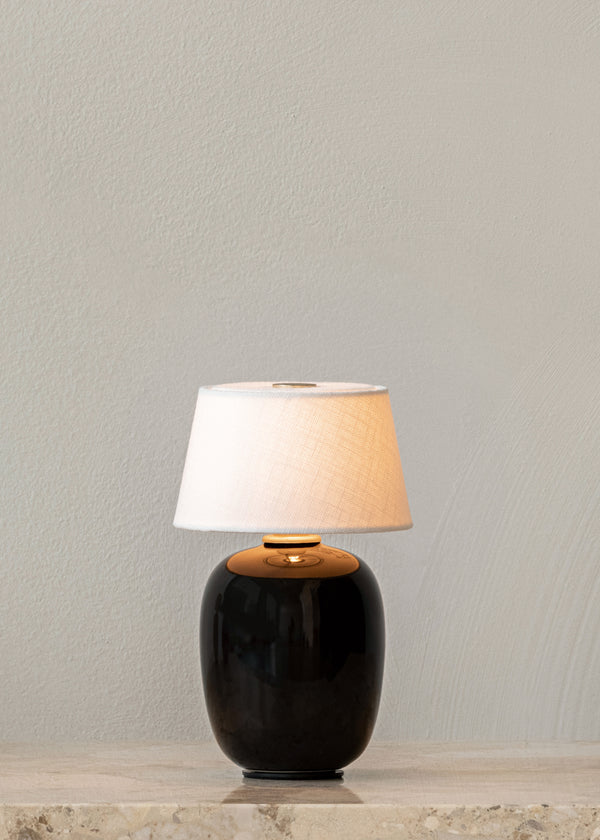 Lampe de table portable Torso — Noir