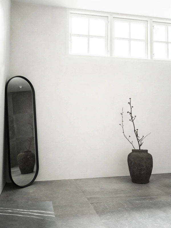Miroir mural Norm oval — Noir