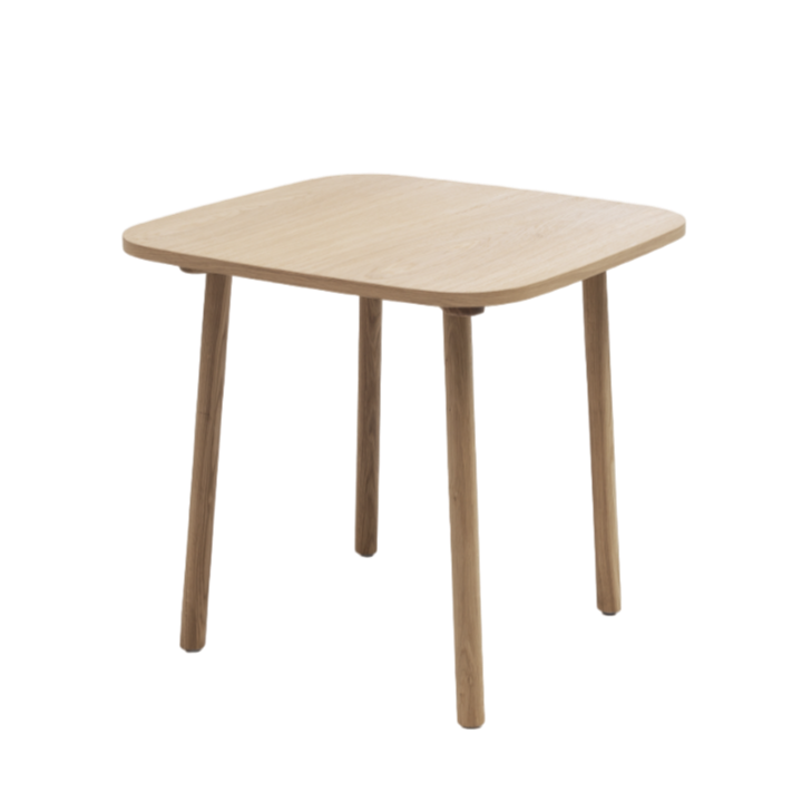 Table carrée Paddle — Chêne