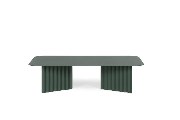 Table basse en acier Plec — Grande Vert