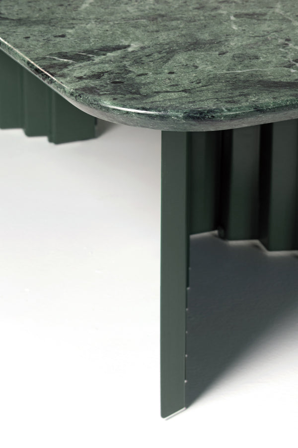 Table basse en marbre Plec — Grande Vert