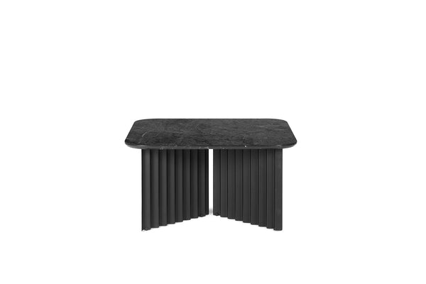 Table basse Plec rectangulaire - medium — Marbre Noir