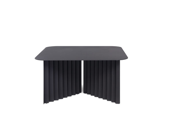 Table basse en acier Plec — Moyenne Noir