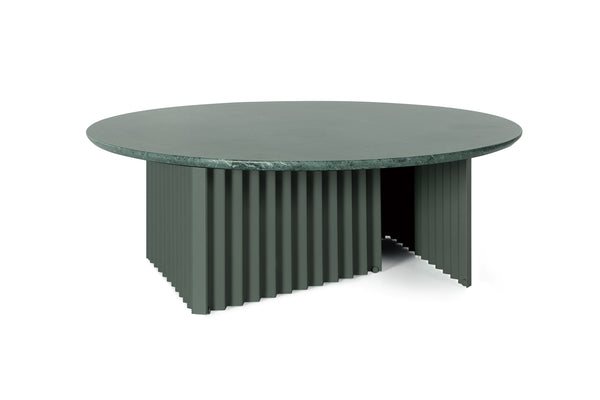 Table basse Plec ronde - large — Marbre Vert