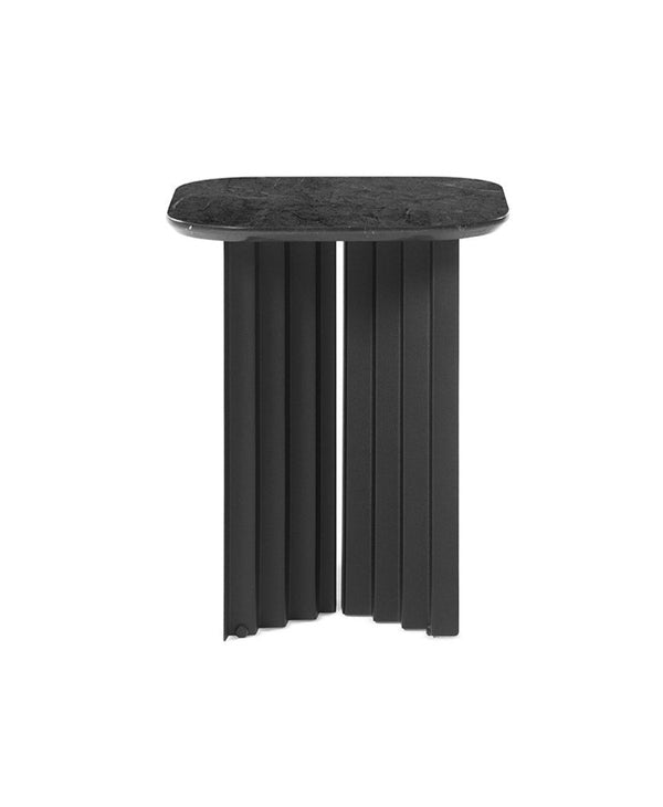 Table basse Plec rectangulaire - small — Marbre noir