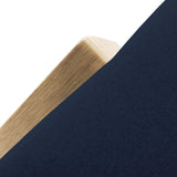 Pouf Retrostar - Wool Line — Natural & Ink Blue