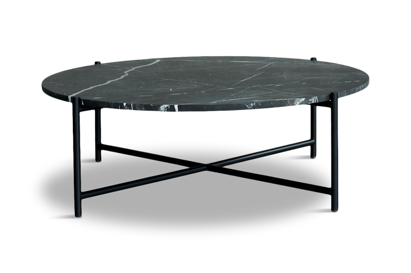 Table basse ronde 90 — Noir