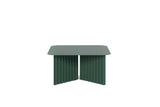 Table basse Plec rectangulaire - medium — Acier Vert
