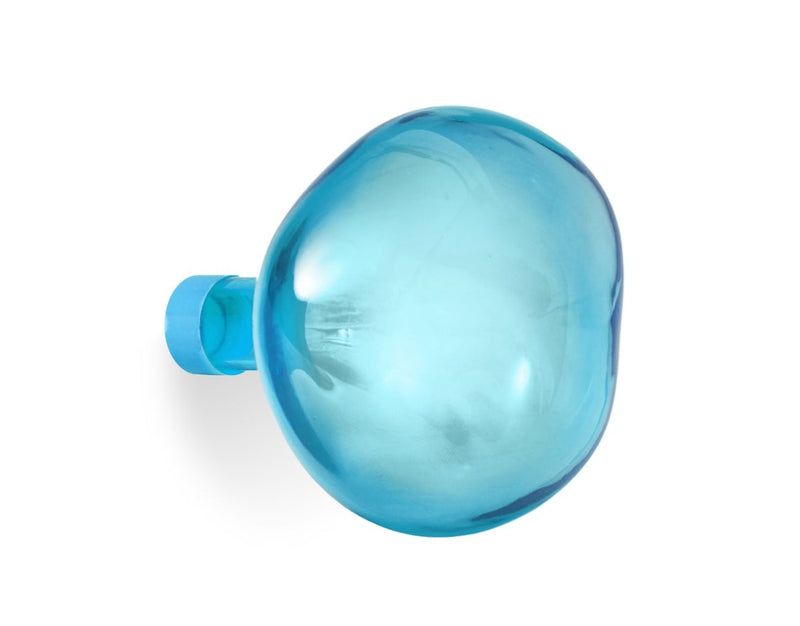 Patère Bubble Grand — Bleu transparent