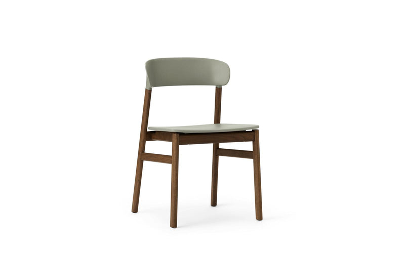 Chaise Herit en chêne fumé — Vert olive