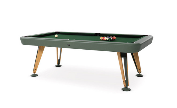 Billard Diagonal pool table 235cm — Vert
