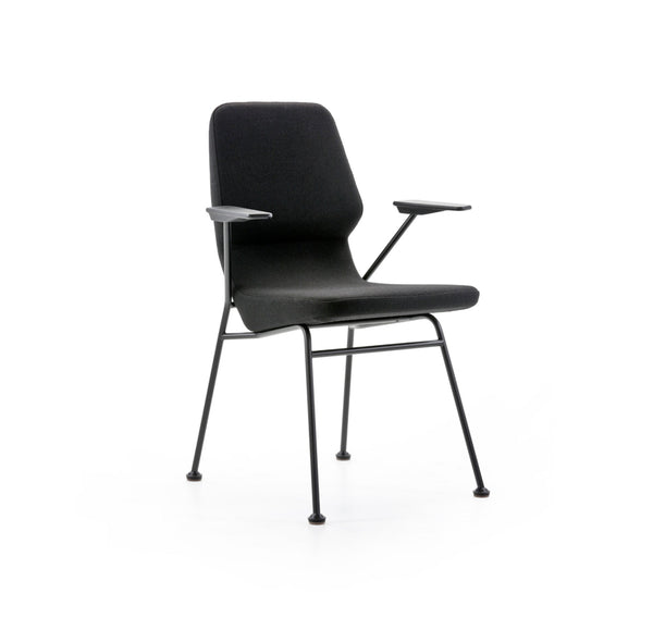 Chaise Oblique Métal — Noir