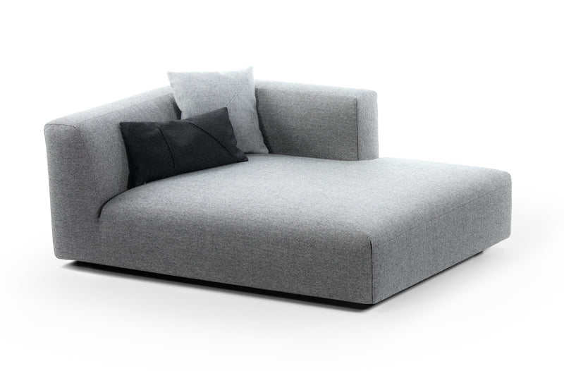 Chaise longue Match — Gris