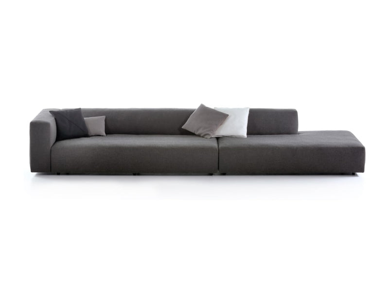 Canapé Cloud chaise longue — Grand format Gris