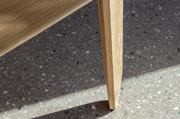 Table Kuyu Rectangulaire 260x100cm — Chêne